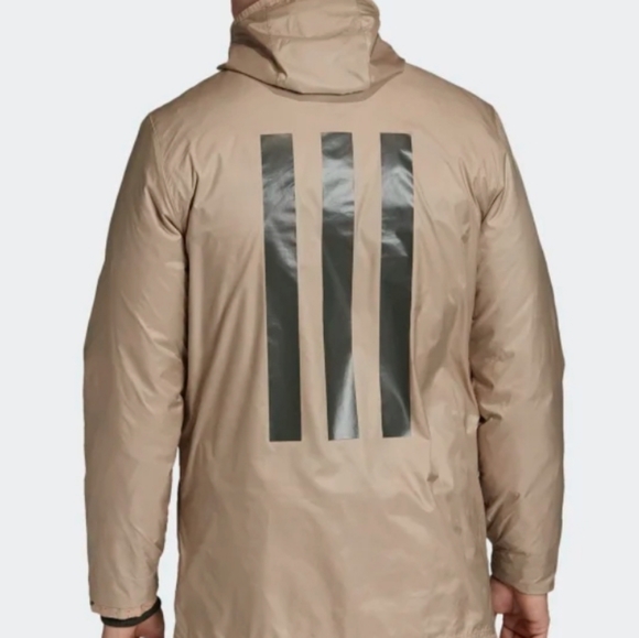 Adidas Tan ADV Reversible Coat (Small) - Picture 4 of 5